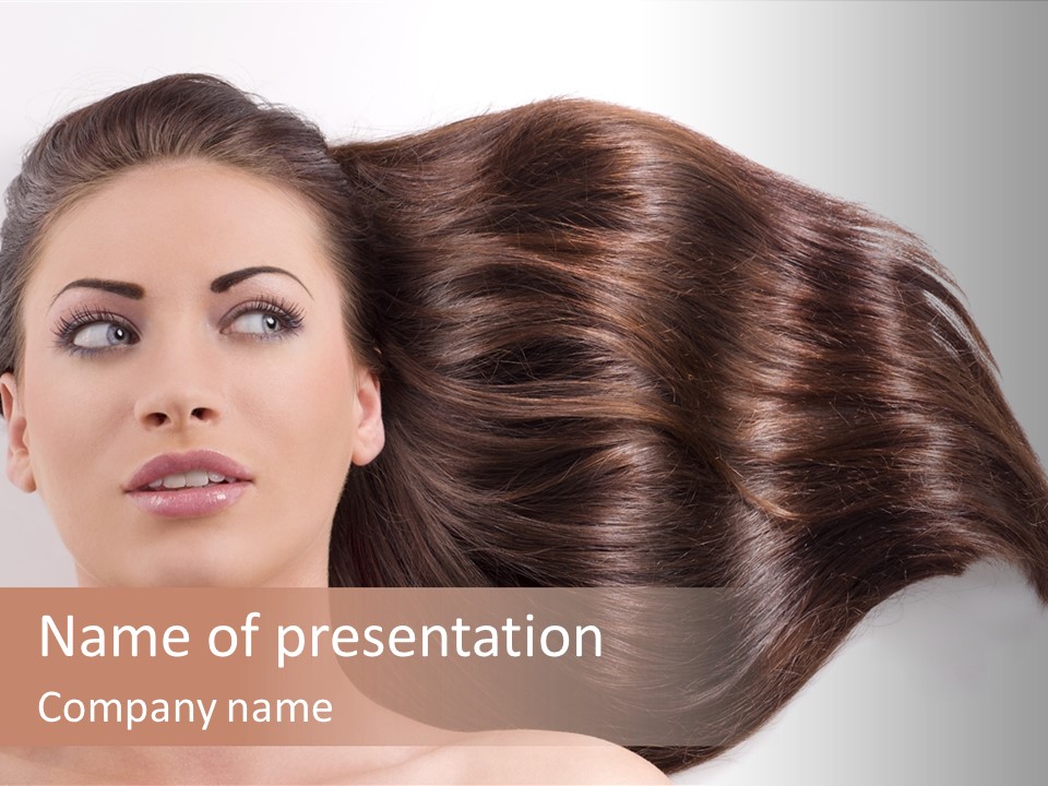 Close Up Elegance Pretty PowerPoint Template