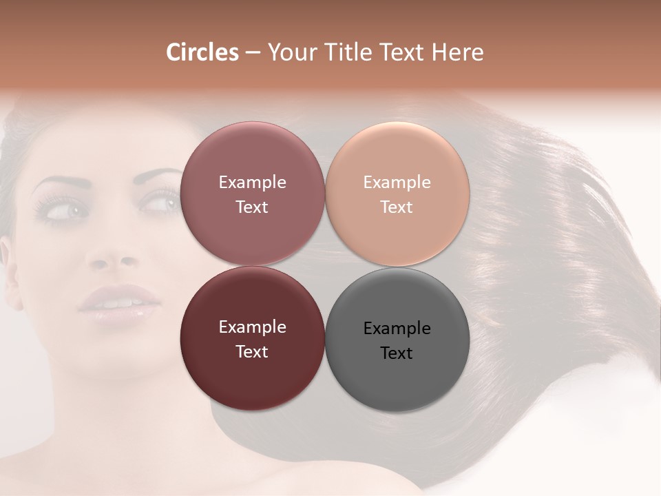 Close Up Elegance Pretty PowerPoint Template