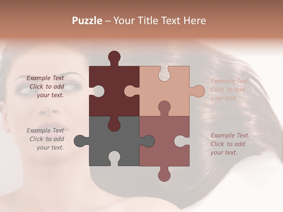 Close Up Elegance Pretty PowerPoint Template