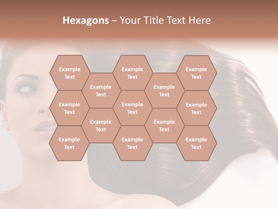 Close Up Elegance Pretty PowerPoint Template