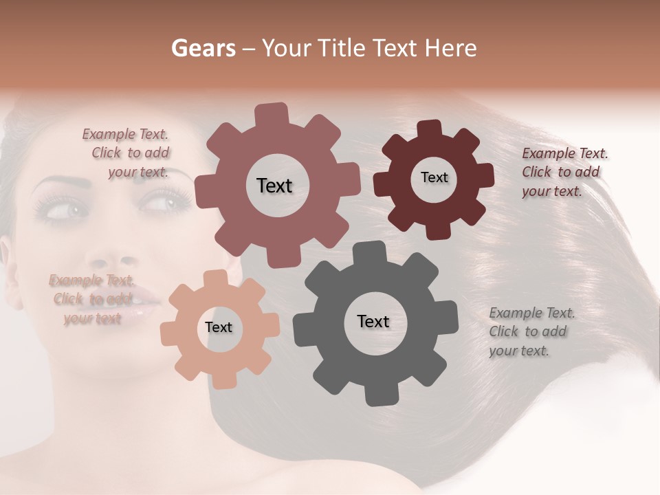 Close Up Elegance Pretty PowerPoint Template