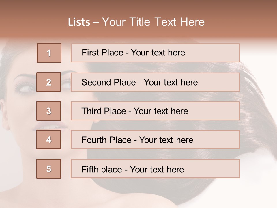 Close Up Elegance Pretty PowerPoint Template
