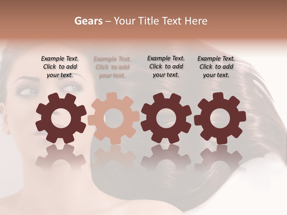 Close Up Elegance Pretty PowerPoint Template