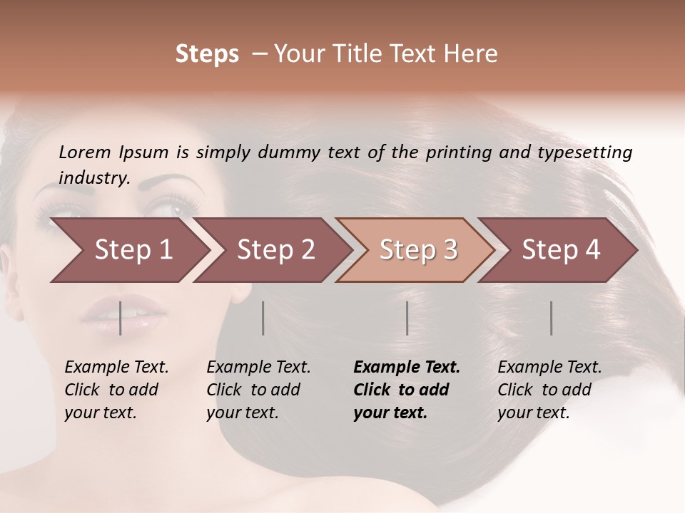 Close Up Elegance Pretty PowerPoint Template