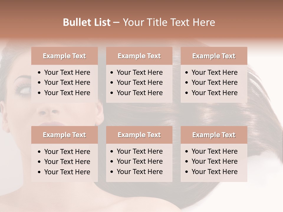 Close Up Elegance Pretty PowerPoint Template