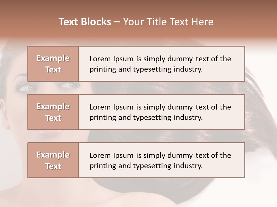 Close Up Elegance Pretty PowerPoint Template