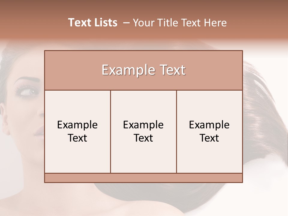 Close Up Elegance Pretty PowerPoint Template