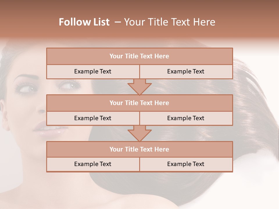 Close Up Elegance Pretty PowerPoint Template
