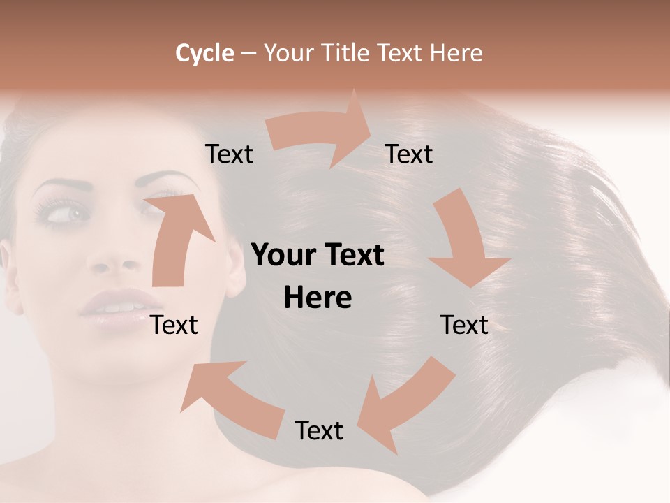 Close Up Elegance Pretty PowerPoint Template