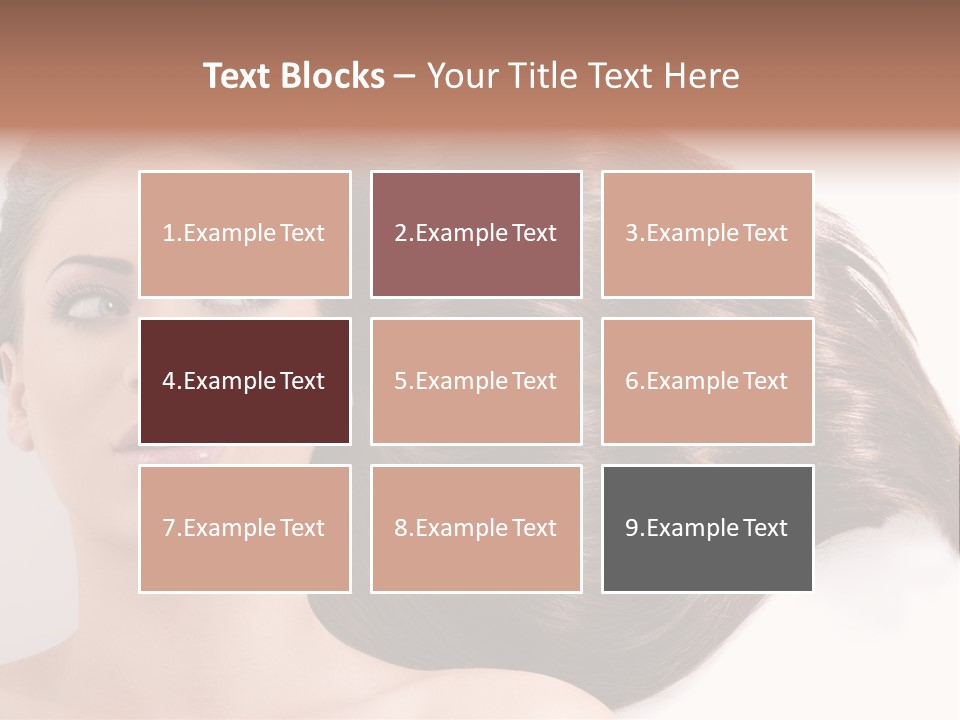Close Up Elegance Pretty PowerPoint Template