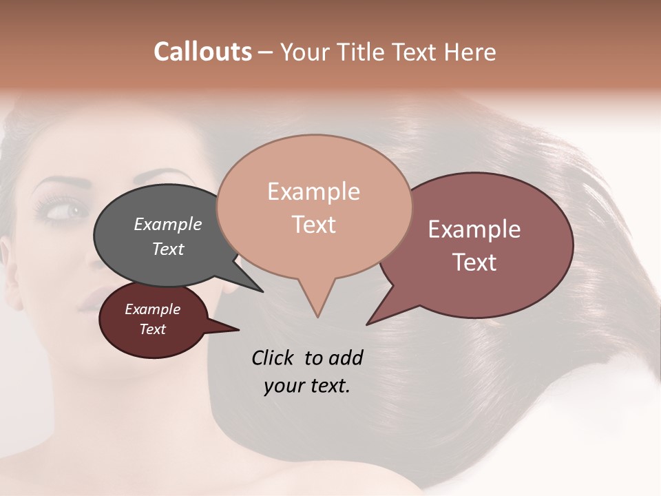 Close Up Elegance Pretty PowerPoint Template