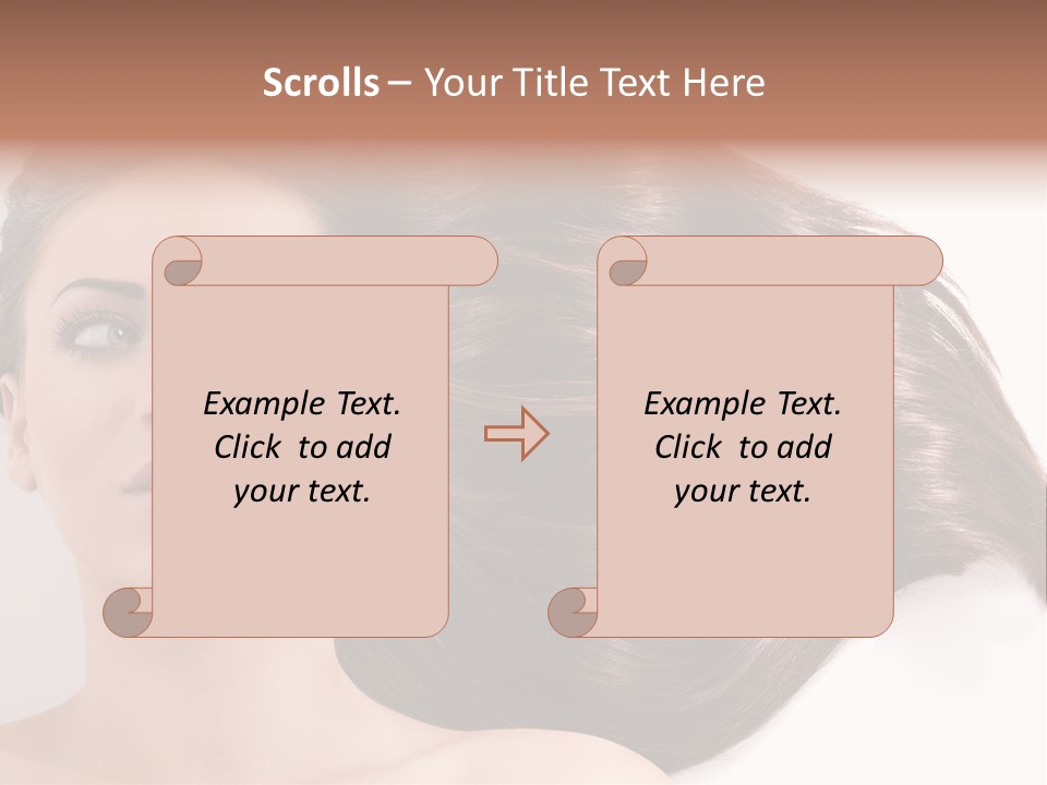 Close Up Elegance Pretty PowerPoint Template