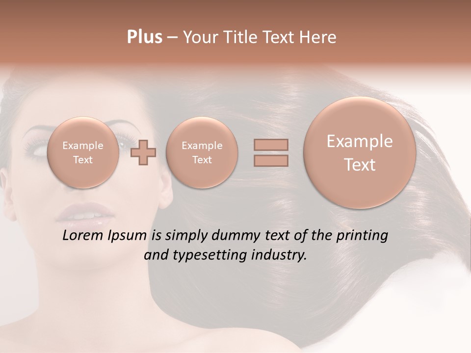 Close Up Elegance Pretty PowerPoint Template