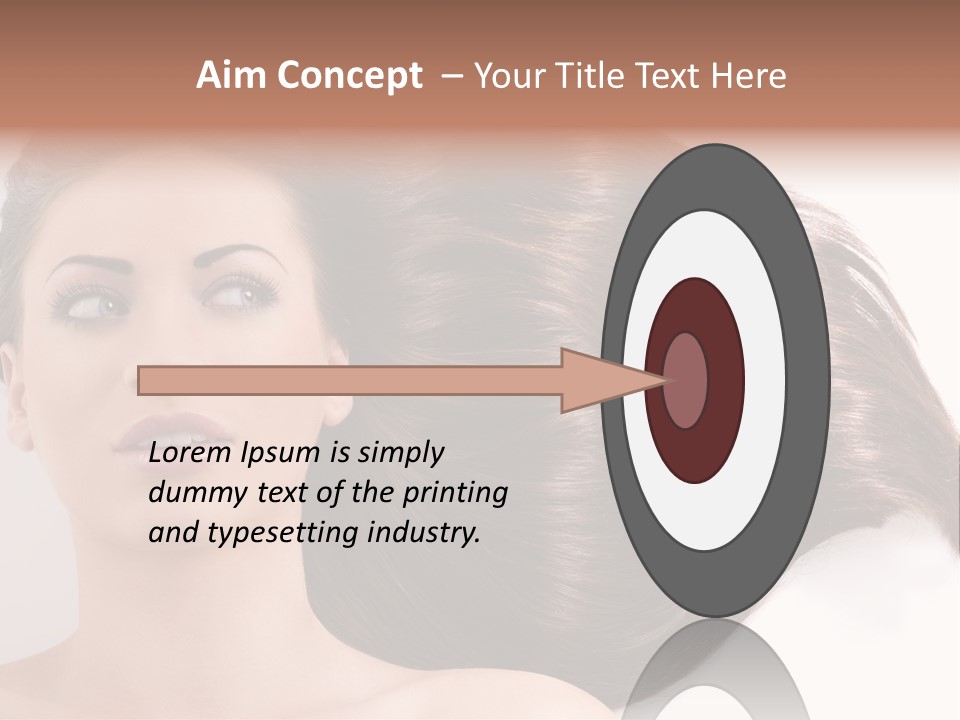 Close Up Elegance Pretty PowerPoint Template