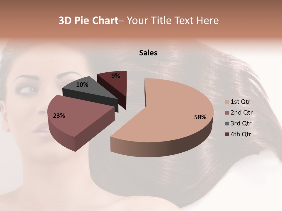 Close Up Elegance Pretty PowerPoint Template