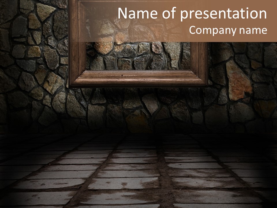 Old Home Haunted PowerPoint Template