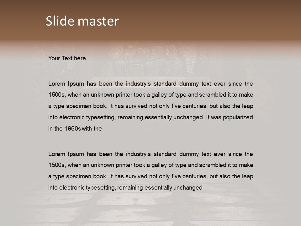 Old Home Haunted PowerPoint Template