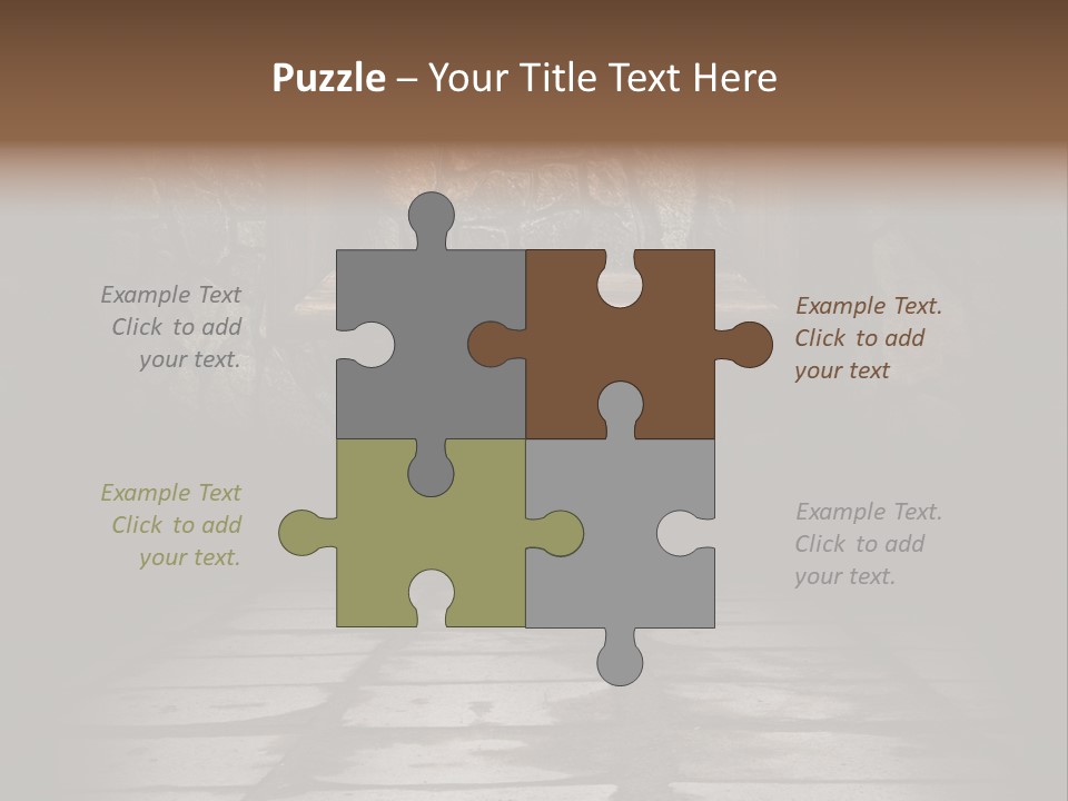 Old Home Haunted PowerPoint Template