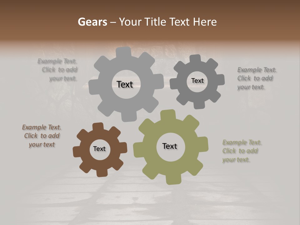 Old Home Haunted PowerPoint Template