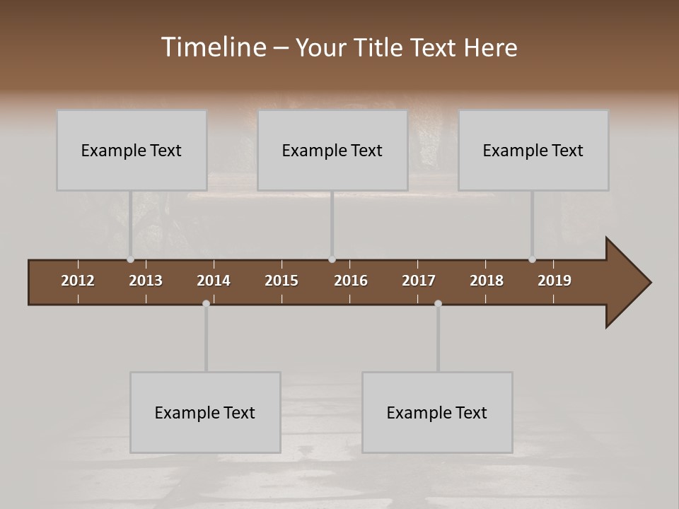 Old Home Haunted PowerPoint Template