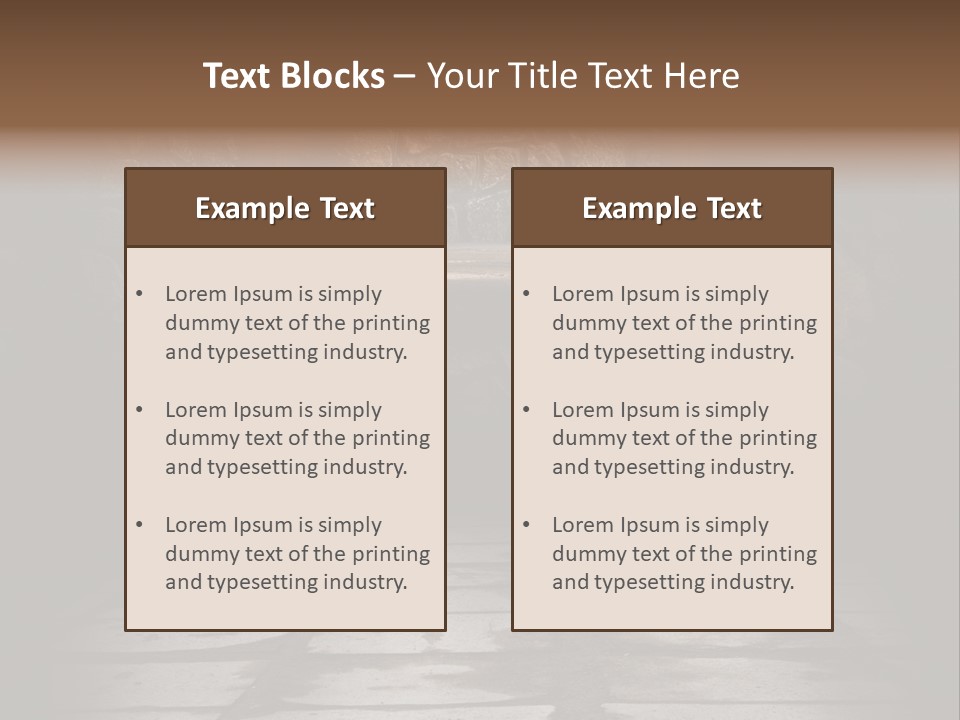 Old Home Haunted PowerPoint Template