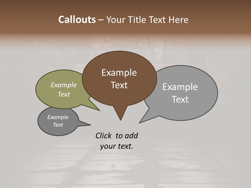 Old Home Haunted PowerPoint Template