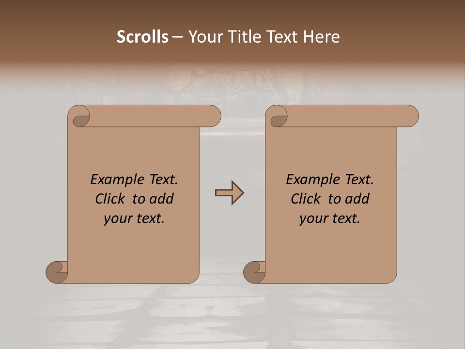 Old Home Haunted PowerPoint Template