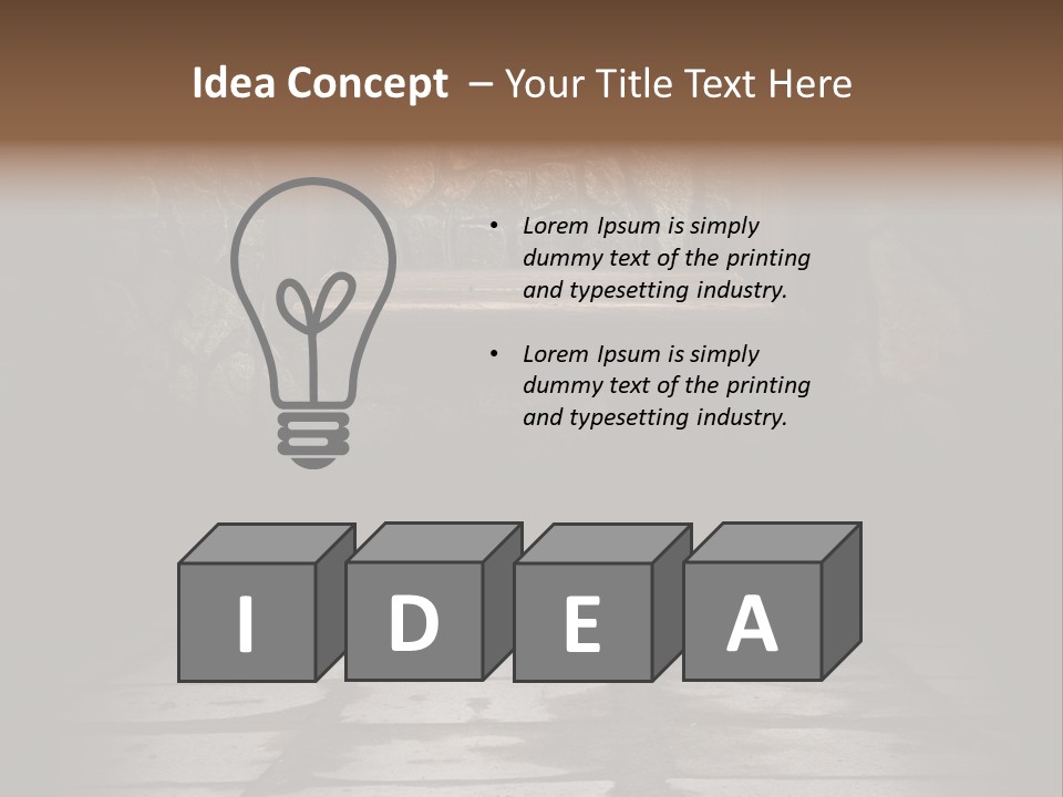 Old Home Haunted PowerPoint Template