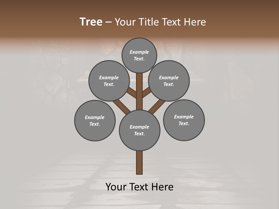 Old Home Haunted PowerPoint Template