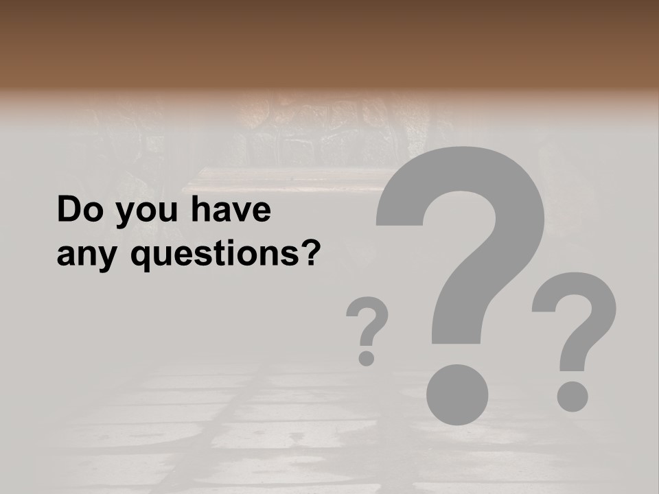 Old Home Haunted PowerPoint Template