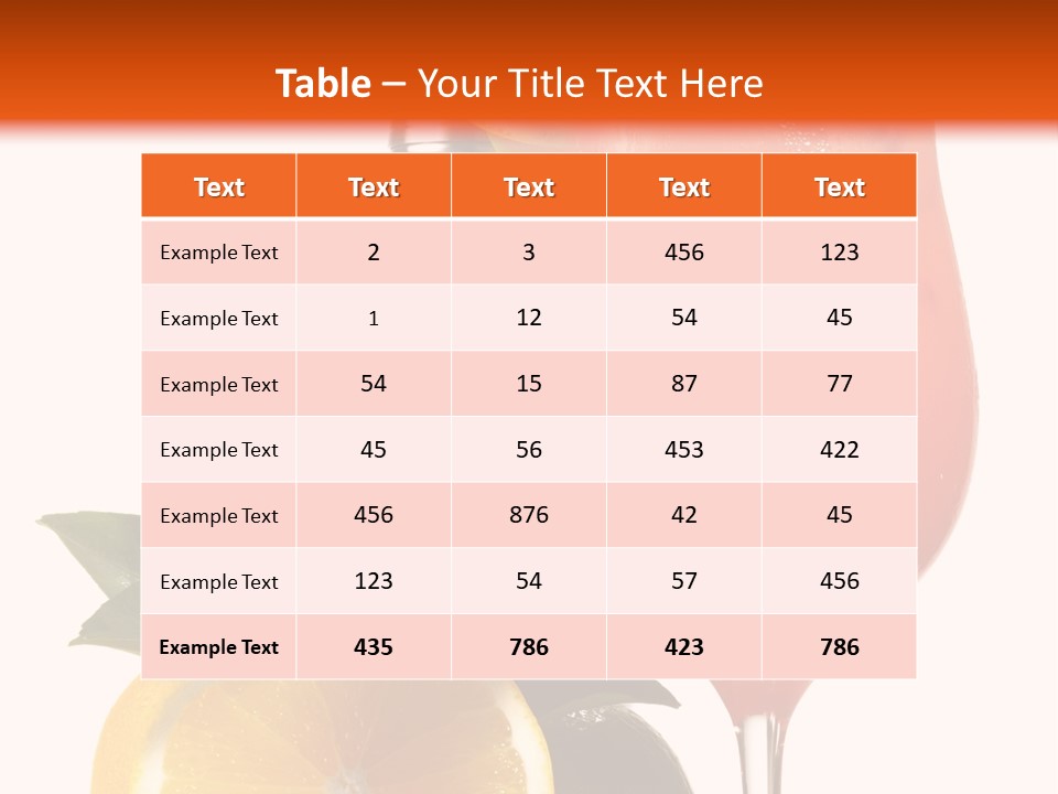 Ingredient Traditional Fresh PowerPoint Template