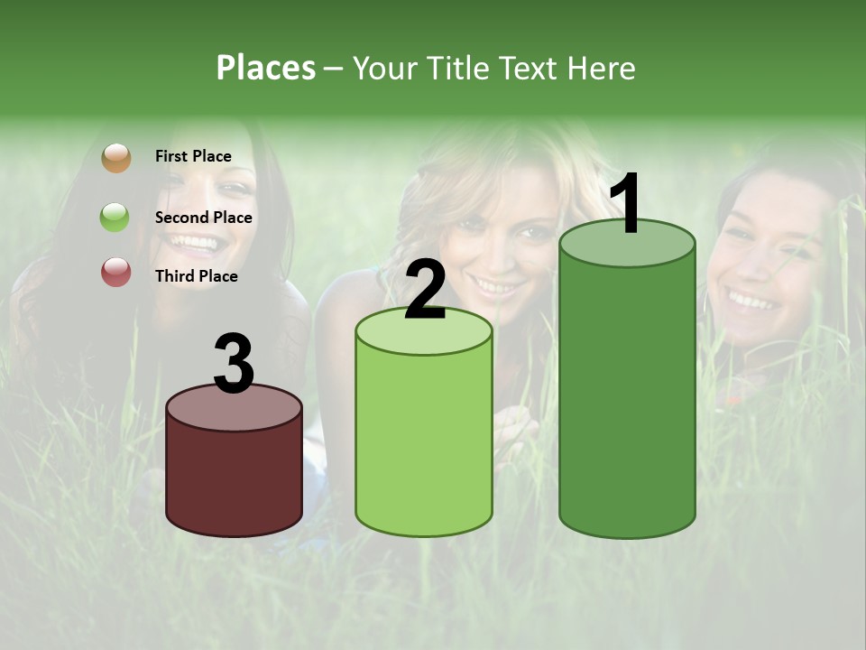 Flower Field Green PowerPoint Template