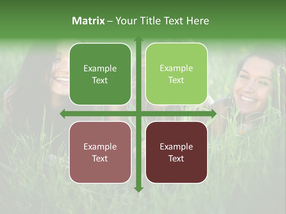 Flower Field Green PowerPoint Template