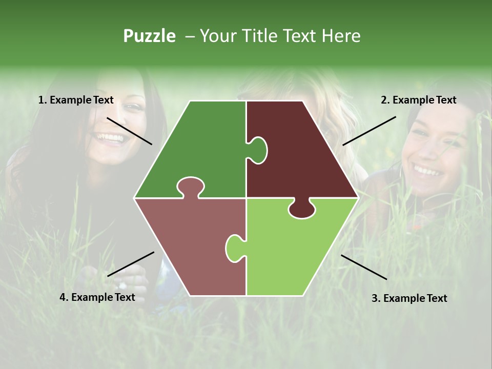 Flower Field Green PowerPoint Template