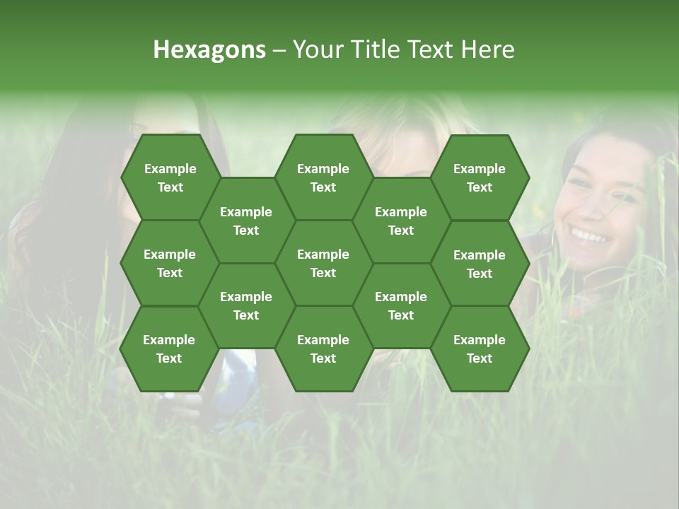 Flower Field Green PowerPoint Template