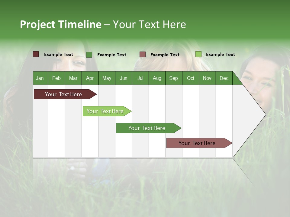 Flower Field Green PowerPoint Template