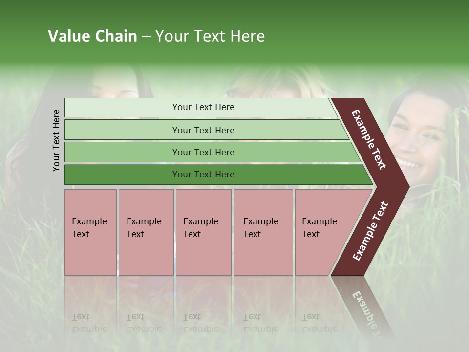 Flower Field Green PowerPoint Template