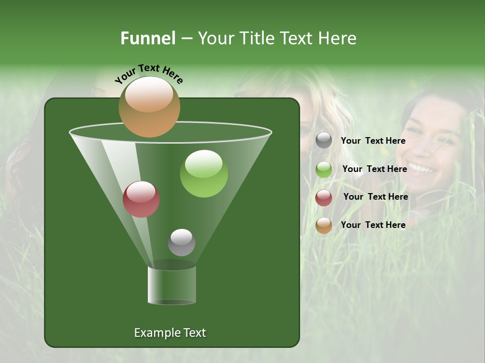Flower Field Green PowerPoint Template