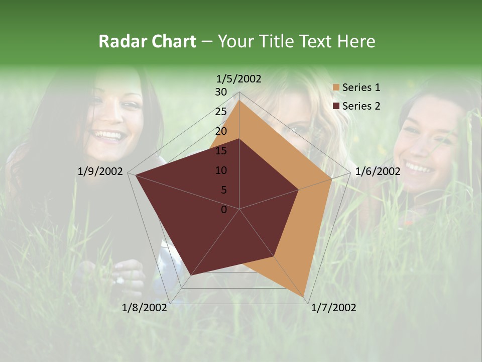 Flower Field Green PowerPoint Template