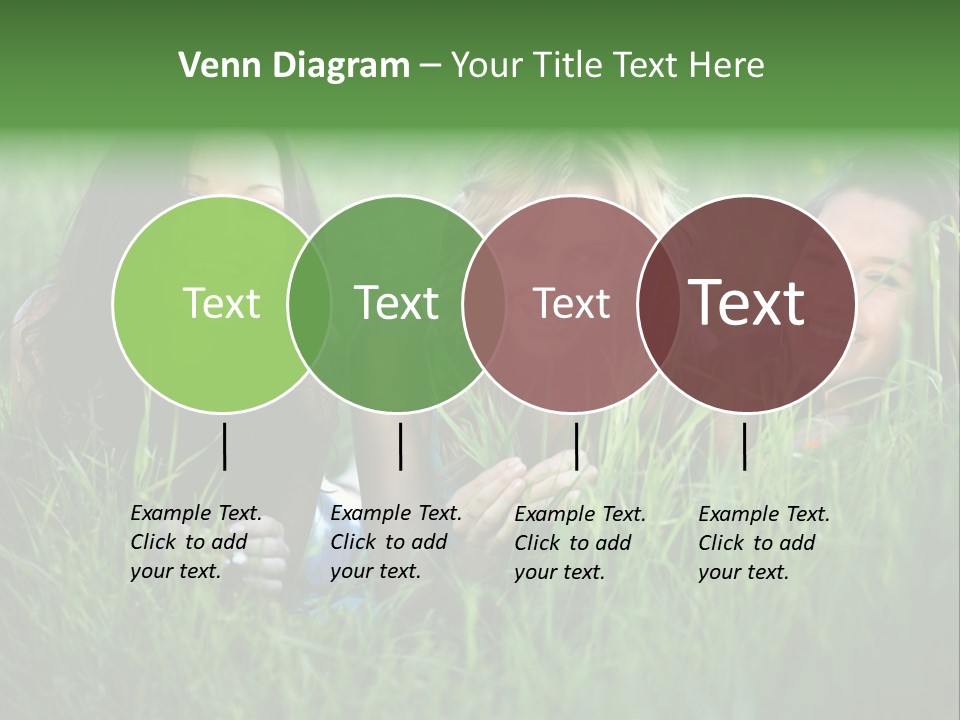Flower Field Green PowerPoint Template