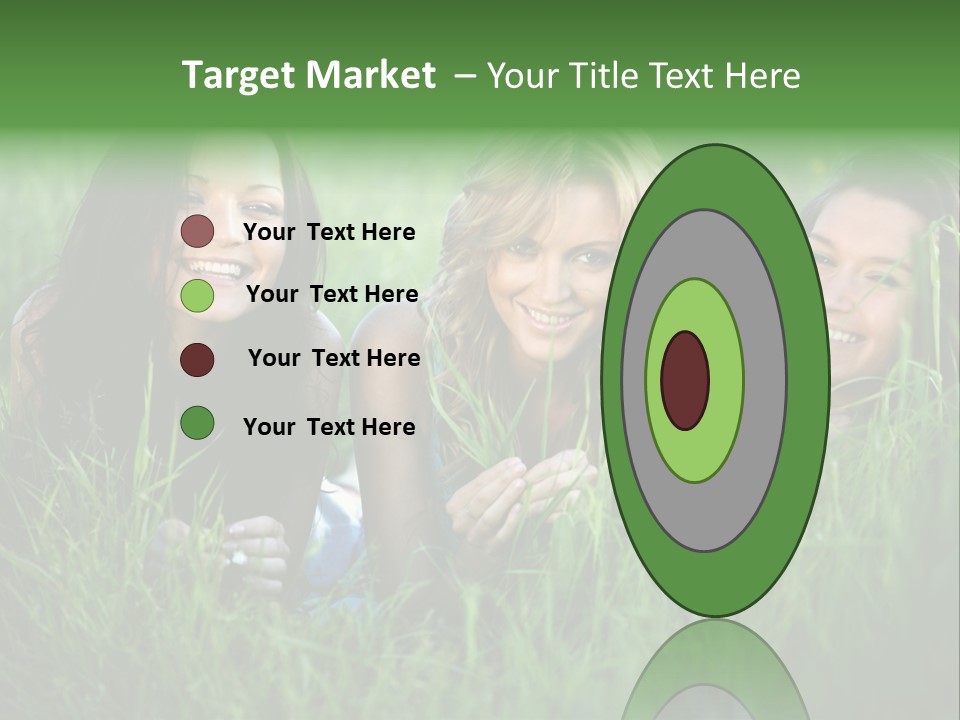 Flower Field Green PowerPoint Template