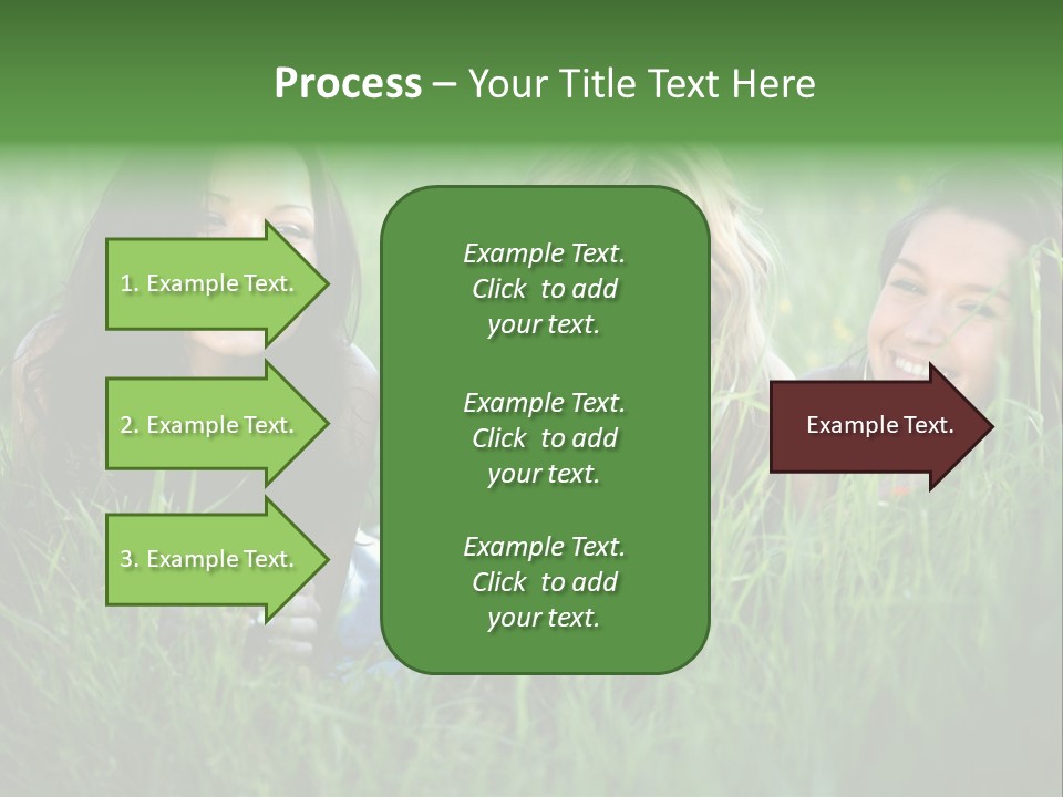 Flower Field Green PowerPoint Template