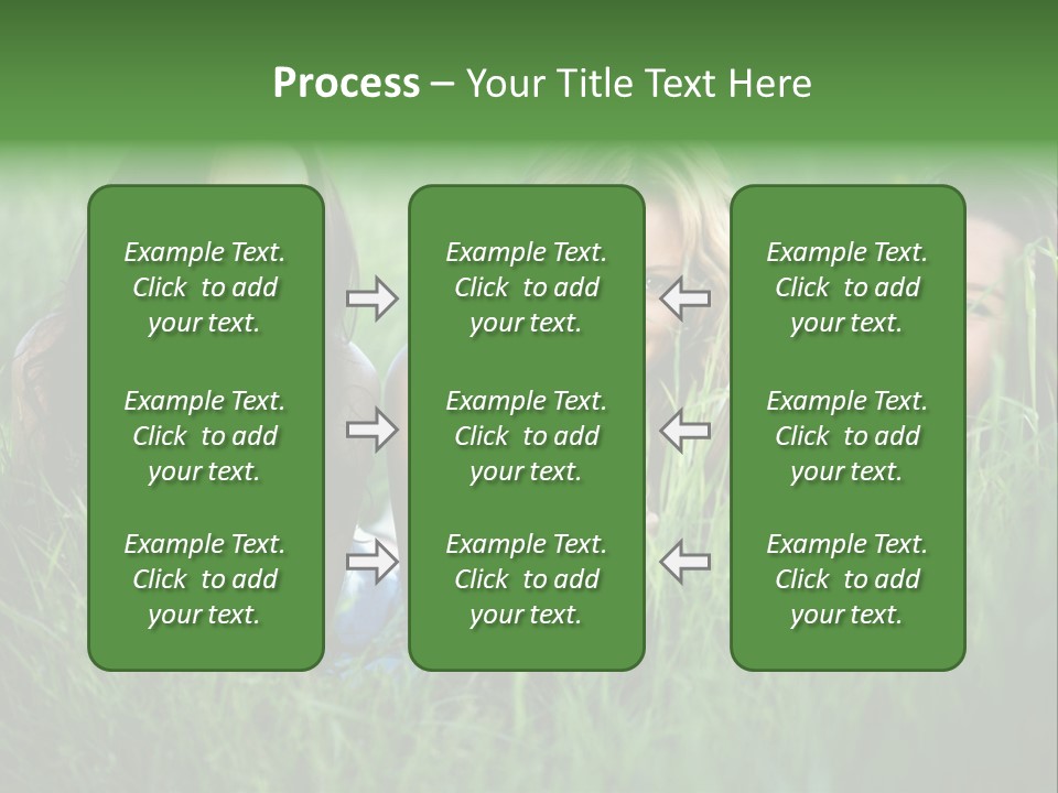 Flower Field Green PowerPoint Template