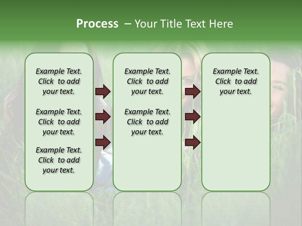 Flower Field Green PowerPoint Template