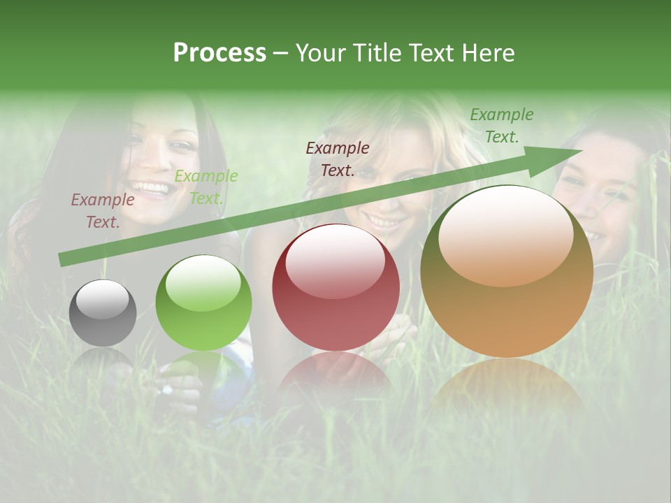Flower Field Green PowerPoint Template