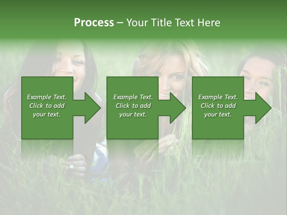 Flower Field Green PowerPoint Template