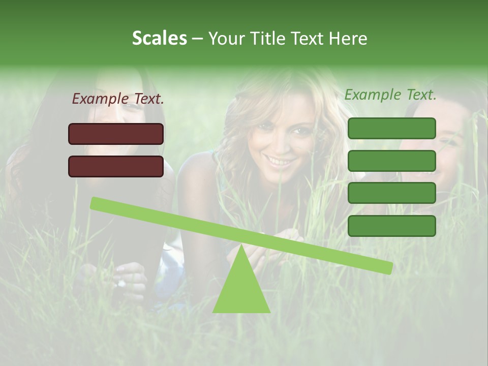 Flower Field Green PowerPoint Template