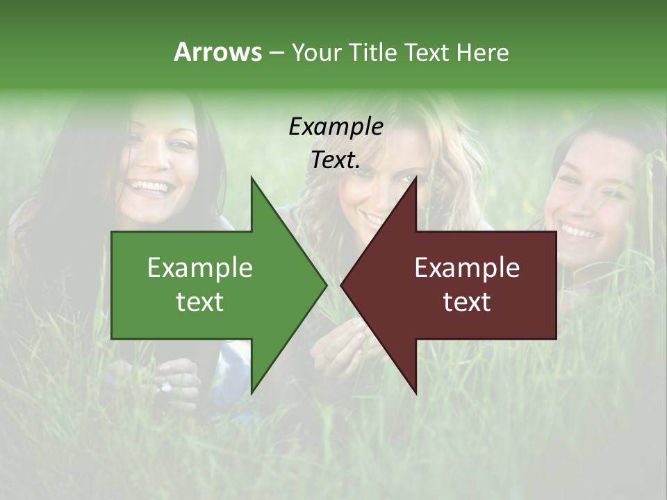 Flower Field Green PowerPoint Template