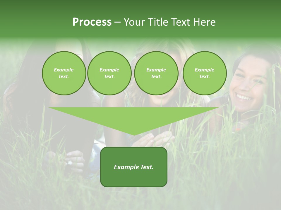 Flower Field Green PowerPoint Template