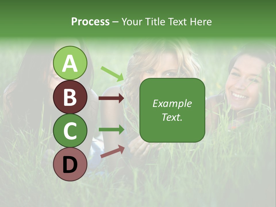 Flower Field Green PowerPoint Template